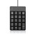 Wired Number Pad, USB Numeric Keypad 19 Key Number Keypad Keyboard for Laptop PC Computer Notebook, Big Print Letters - Black