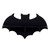 Bat Crystal Shelf Wall Mounted Floating Shelves Hanging Floating Wood Shelves for Goth Home Bedroom Bathroom Decoration Storage Shelves