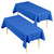 Table Cloth, Blue Table Cloth, Plastic Table Cloths for Parties Disposable, 54" x 108" Table Clothes for Rectangle Tables, Disposable Rectangle Table Cloth, Decorative Waterproof Table Cover 2 Pack