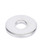 cSeao 100pcs 6#(1/8") ID 3/8" OD 1mm Thickness 304 Stainless Steel Flat Washers, A2-70/18-8