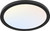 hykolity 13 Inch LED Round Flat Panel Light, 24W 2400lm 3000K/4000K/5000K CCT Selectable, Dimmable Edge-Lit Flush Mount LED Ceiling Light for Kitchen, Bedroom, Laundry and Closet Room, Black