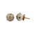 Indian Shelf 4 Pieces Dresser Pulls and Knobs | Flower Drawers Pulls | Black Farmhouse Knobs | Ceramic Cabinet Knob | Decorative Drawer Knobs | Dresser Knobs Wood