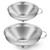 IAXSEE 2 Pack Canning Funnel Stainless Steel Wide Mouth Funnel with Handle for Wide and Regular Mason Jars