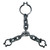 Dzrige Halloween Plastic Shackle Handcuffs,Prison Wrist Shackles Handcuffs,Chain Link Handcuffs,Plastic Chains Props Toy for Halloween Costume Party Prisoner Game Haunted Home Cosplay