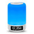 Night Light & Alarm Clock with Bluetooth Speaker, Smart Touch Sensor Bedside Lamp, (Dimmable 3 Level Warm White Light & Six Color Changing RGB, Micro SD Supported) SZD-11