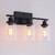 GZBEINI Black Vanity Light Fixtures for Bathroom Above Mirror Modern Wall Sconce Light Fixture,3 Vanity Lights for Bathroom Over Mirror