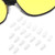 Bewudy 10 Pairs Eyeglass Nose Pads for Glasses, 3mm Adhesive Eyeglasses Nose Grips with Airbag, Soft Silicone Nosepads for Eyeglasses Sunglasses Reading Glasses (Transparent)