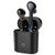 True Wireless Earbuds TWS Bluetooth 5.0 Earphone with Mic IPX65 Waterproof 20H Playtime in-Ear Noise Cancelling Sports Headphone Touch Control Microphone Built-in Charging Case (Black)