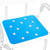 MINIVON Waterproof Shower Bench Cushion Cover for Bath Seat, Bath Chair Inside Bathroom, Non Slip Coldproof Stickable Soft Foam Pad, Padded Shower Stool Seat Mat for Elderly Senior Handicap Disabled