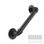 Groking 2FT Industrial Stair Railing Wall Mount Staircase Handrail ?1.3" Pipe Hand Rail for Steps Grab Bar Foot Rail Vintage Pipe Railing Black Deck Handrail for Outdoor Indoor Stairs Porch