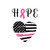 Hope Breast Cancer Awareness Garage Home Decor Wall Art Murals Chemotherapy Gifts for Women Reusable Wall Stickers for School Nursery Car Cups Vinyl 18in