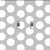 Rikki Knight Grey Polka Dots Design Double Toggle Light Switch Plate