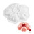 1pc Diamond Heart Flower Shape Mousse Dessert Silicone Cake Mold For Baking Decorating Tools Diy Bakware Moulds ZXCVB (Color : Random color)