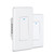BSEED Light Switch, Smart WiFi Remote Light Switch Works with Siri, Alexa and Google Assistant, Homekit Alexa Light Switch with Voice Control Timer Schedule, Single Pole, Neutral Wire Required, 2 Pack