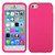 MyBat Solid Skin Cover for Apple iPhone 5C - Retail Packaging - Hot Pink