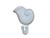 Hampton Nautical Decorative Cast Iron Seashell Nautilus Wall Hook, Antique White