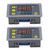 ShangHJ Timer Delay Relay DC12V 20A 240W Programmable Cycle Timer Switch ON-Off Control LED Digital Display Time Relay Module(Pack of 2 Pcs), Green,red