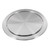 SEWOART Metal Bin Automatic Trashcan Rubbish Containers Trash Can Covers Garbage Can Trash Can Lid Trash Cover Round Silver 430 Stainless Steel Wastebasket Clamshell Mini Garbage Cans