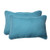 Pillow Perfect Outdoor/Indoor Tweed Rectangular Throw Pillow (Set of 2), Aqua