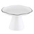 Santa Barbara Design Studio Table Sugar Ceramic Pedestal Tray, 4.5" Diameter x 2.5", White/Black