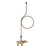 Banteng Ceiling Fan Pull Chain - Decorative Fan Pull Chains Extension Copper, Beaded Ball Fan Pull Chain Connector for Ceiling Light Lamp Fan Orstarry (Bronze Bull)