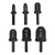 6Pcs Swaging Tool Drill Bit Set, Pipe Swaging Tool Convenient Practical Wide Application Tube Expander Drill Bit (Triangular Handle)