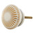 Indian Shelf 6 Pieces Knobs Dresser | Wheel Bathroom Vanity Knobs and Pulls | Gold and White Kitchen Cabinet Pulls | Ceramic Knobs | Cabinet Knobs Kitchen | Decorative Knobs for Dresser Drawers