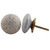Indian Shelf 2 Pieces Farmhouse Knobs | Etched Kids Cabinet Knobs | Cute Knobs for Dresser Drawers Grey | Modern Dresser Knobs Ceramic | Drawer Pull Knobs | Drawers Pulls