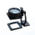 Magnifier Scale Magnifying Glass 10x Latitude and Longitude Density Mirror to See Dot Textile Fabric Professional Inspection High Desk Magnifier