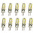 WELSUN 1.5W G4 LED Bulb Lights 24 SMD 3014 150LM Dimmable Warm White / Cool White Decorative DC12V 10 Pcs ( Light Source Color : Warm White )