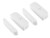 Monoprice Wireless Smart Door/Window Sensor - White (2-Pack) | Compatible with Alexa and Google Assistant, No Hub Required - from Stitch Collection