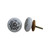 Indian Shelf 4 Pieces Cupboard Door Knobs | Flower Cabinet Knobs Unique | Fancy Drawer Knobs Silver | Dresser Door Knobs Ceramic | Farmhouse Drawer Pulls and Knobs | Cabinet Door Pull