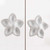 Indian Shelf 2 Pieces Kitchen Knobs | Flower Kids Cabinet Knobs | Cute Knobs for Dresser Drawers White | Farmhouse Dresser Knobs Ceramic | Dresser Pull Knobs | Unique Drawer Pulls