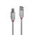 Lindy 36684 USB 2.0 Type A to B Cable - Anthra Line Grey, 3m