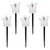 INOOMP 5pcs Halloween Outdoor Lampshade Ghost Stakes Halloween Pathway Walkway Yard Lawn Lampshade for Halloween Patio Landscape Decor(Without Light)