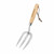 Garden Hand Fork Small Hand Weeding Fork 12 Inch with 3 Pointed Tines Wood Handle for Gardening Weeding Cultivating Digging Planting Transplanting Aerating Loosening Hard Soil Mixing Additives