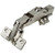 VOCOMO 165 Degree Full Overlay Hinges Face Frame Cabinet Doors Hinges, 2 Pack Clip On Hydraulic Concealed Soft Closing Hinges for Lazy Susan Cabinet Corner Kitchen Cabinet Folden Door