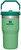 Stanley IceFlow Stainless Steel Tumbler with Straw - Vacuum Insulated Water Bottle for Home, Office or Car - Reusable Cup with Straw Leakproof Flip - Cold for 12 Hours or Iced for 2 Days (Jade)