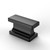 Asidrama 6 Pack Matte Black Kitchen Cabinet Knobs Dresser Knobs Drawer Knobs Cabinet Hardware Zinc Knobs for Dresser Drawers