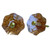 Indian Shelf 2 Pieces Cabinet Knobs for Bathroom | Floral Farmhouse Knobs for Dresser Drawers | Amber Unique Dresser Knobs | Glass Cabinet Pull Knobs | Furniture Drawer Pulls | Nursery Knobs