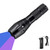 PROFORUS UV Flashlights Rechargeable, Ultraviolet Flashlight 365nm & 395nm Double UV Light Source Blacklight Flashlight Torch 2 in 1 Zoomable for Detect Pet Urine Stains Scorpions Art Photography