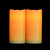 HIFROM Flameless Candles Battery Operated LED Candles Set of 2 (H7 X D3) Real Wax Pillar Flickering LED Candle Replacement for Parties and Decorations