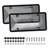 Waterproof Reflective Anti-Speed Red Light Toll Camera Stopper Protector TagsFrame Holder Mount 2pcs Plastic License Plate Covers Frame Wedding Gift Ideabirthday Present Clear Red