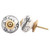 IndianShelf 2 Pack Knobs for Kitchen Cabinets|Floral Farmhouse Drawer Knobs|Furniture Knobs for Dresser Black|Furniture Hardware Pulls Knobs Ceramic|Drawer Pulls for Kitchen Cabinets|Decorative Knobs