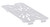 Cambro (30PPD190) Third-Size Translucent Food Pan Drain Shelf