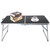 HOMEGG Foldable Lapdesk for Bed,Laptop Table with Foldable Legs, Breakfast Serving Bed Tray,Portable Mini Picnic Table,Folds in Half with Inner Storage Space