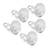 Hanging Storage Organizer 10 Pcs Toothbrush Storage Rack Wall Shelf Organizer Plastic Toothbrush Holder Wall Rack Shelf Toothbrush Shower Hanger Bathroom Toothbrush Holder Set