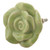 Indian Shelf 2 Pieces Unique Knobs for Cabinets and Drawers | Flower Farmhouse Drawer Knobs | Dresser Knobs Wood Green | Cabinet Pulls and Knobs Ceramic | Drawer Pulls Single Hole | Cabinet Knobs