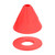 Fenteer Coffee Filter Cup, Coffee Dripper, 3.94'' Base Silicone Pour over Coffee Filter, Pour over Coffee Maker for Household, Cafe, Hotel Hiking, red