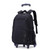 LANSHIYA Kids Rolling Backpack Elementary Middle School Students Bookbag with Wheel Boys Solid Color Trolley Removable Schoolbag